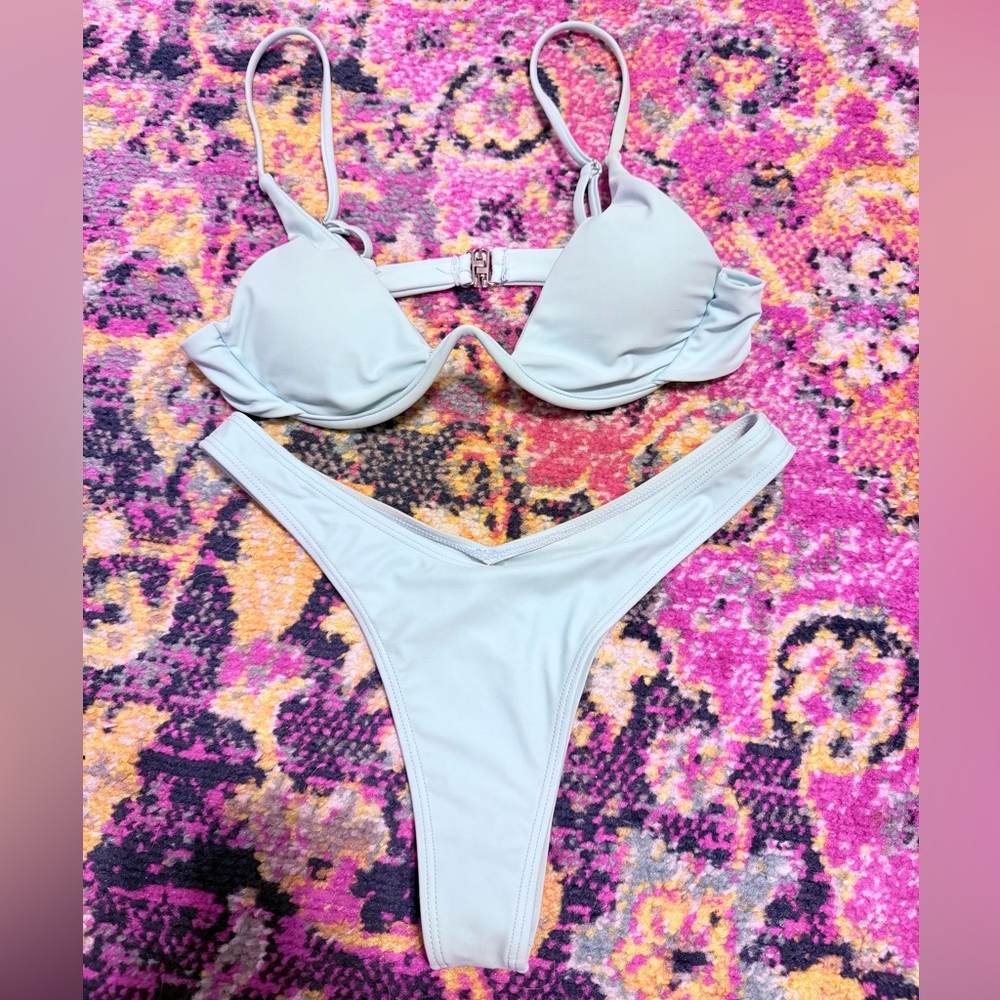 Sky Blue Bikini , EUC, NWOT